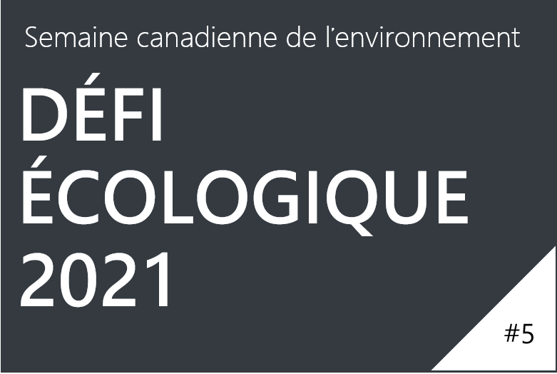 Semaine canadienne de l'environnement 2021 - Green Défi écologique